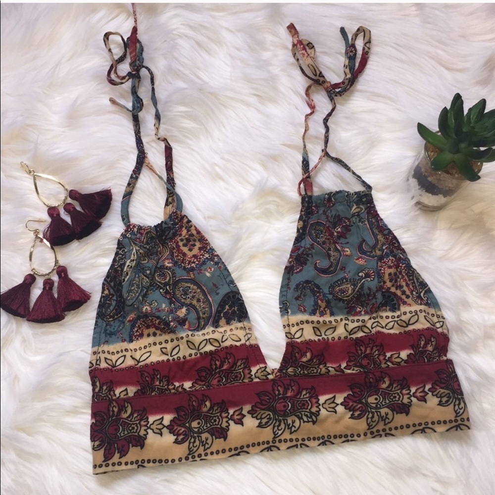 Boho crop top